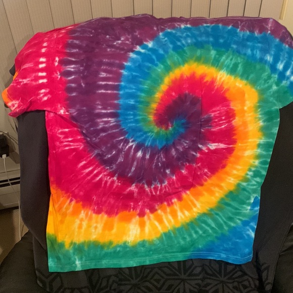 AEPi vintage 90s spiral tie dye t-shirt - Picture 3 of 4